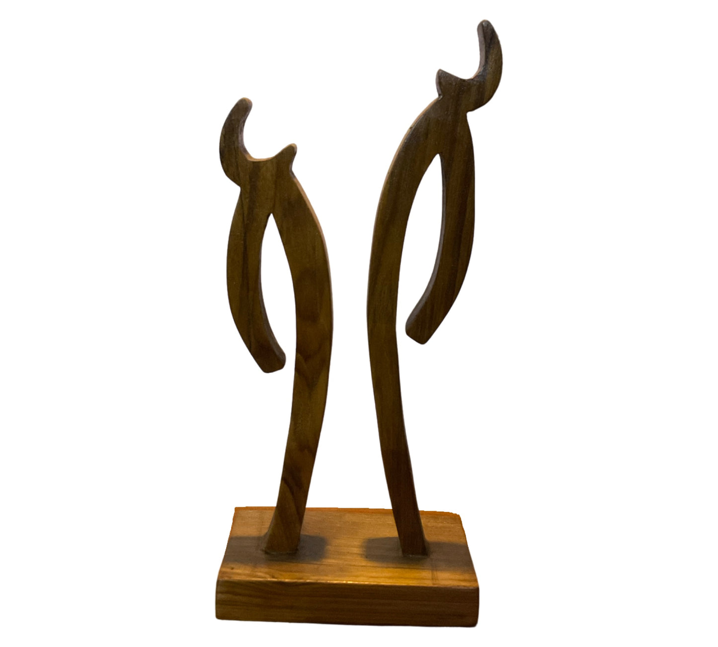 Abstract Handcrafted Teak Wood Sculpture