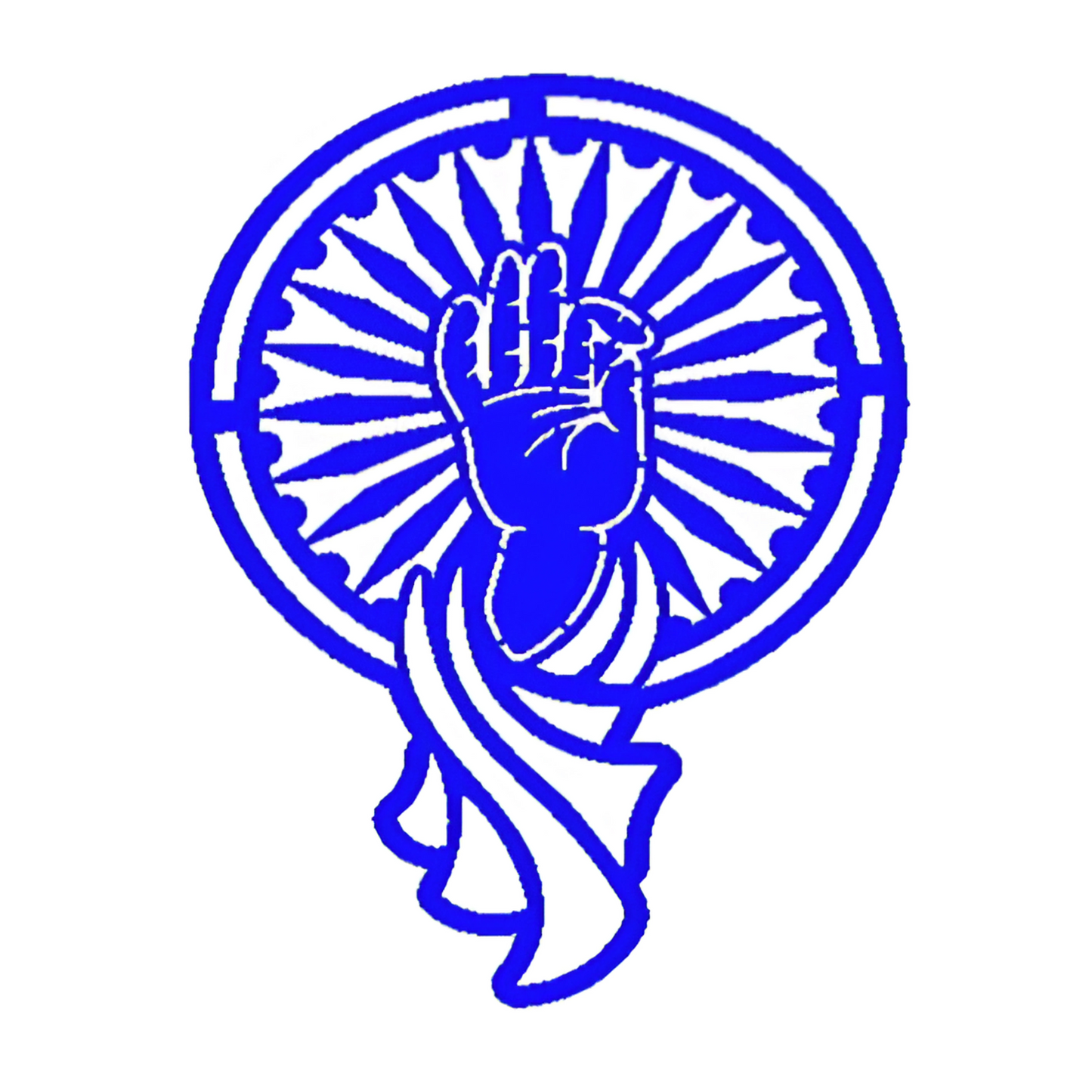 Lord Buddha Vitarka Mudra Steel Wall Art Sculpture with LED Light