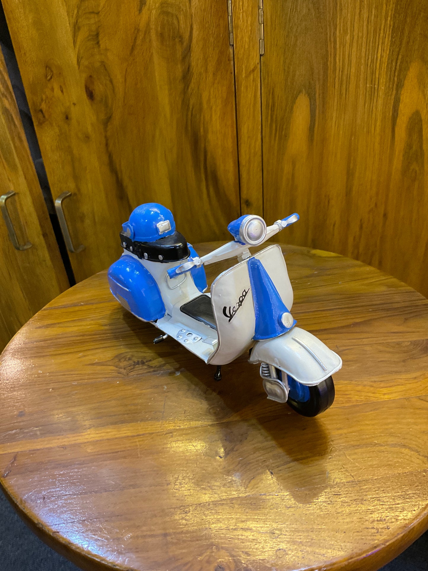 Scooter Handcrafted Steel Table Decor Sculpture