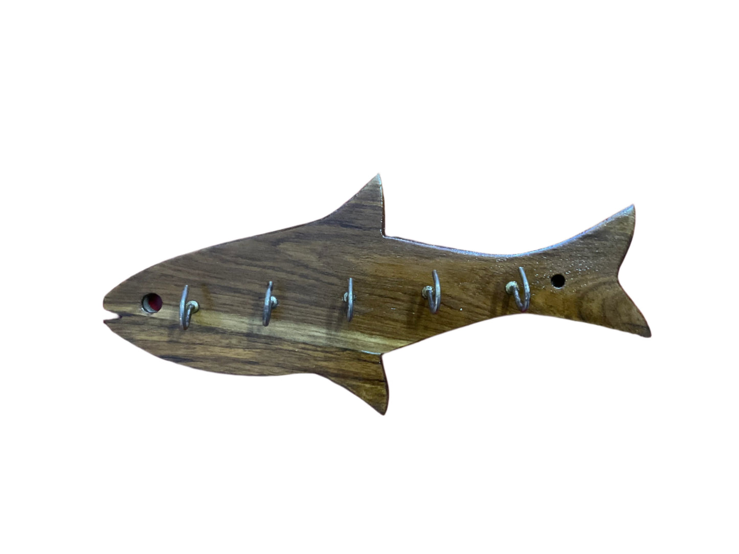 Fish Shape Key Holder in Teak Wood