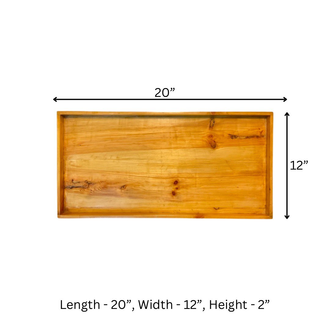 Teak Wood Serving Tray without Handle