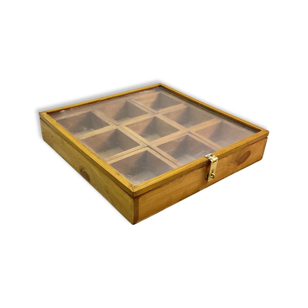 Teak Wood Multipurpose Utility Box