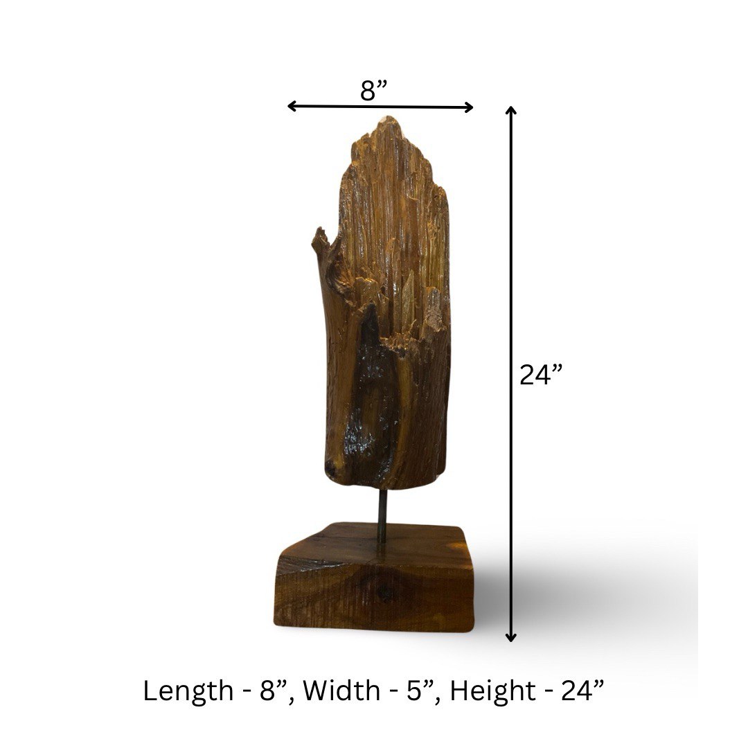 Unique Teak Wood Abstract Artefact