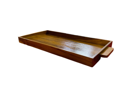 Teak Wood Serving Tray with Handles