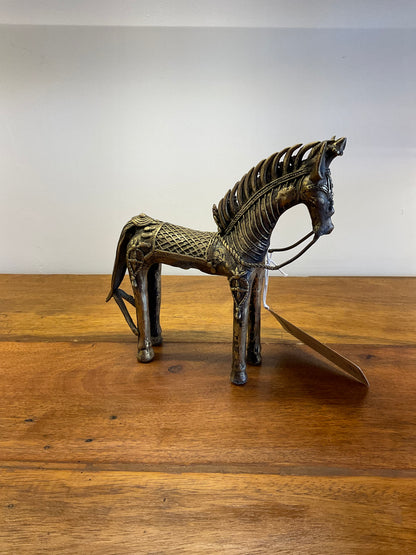 Handcrafted Brass Horse Table Decor Sculpture