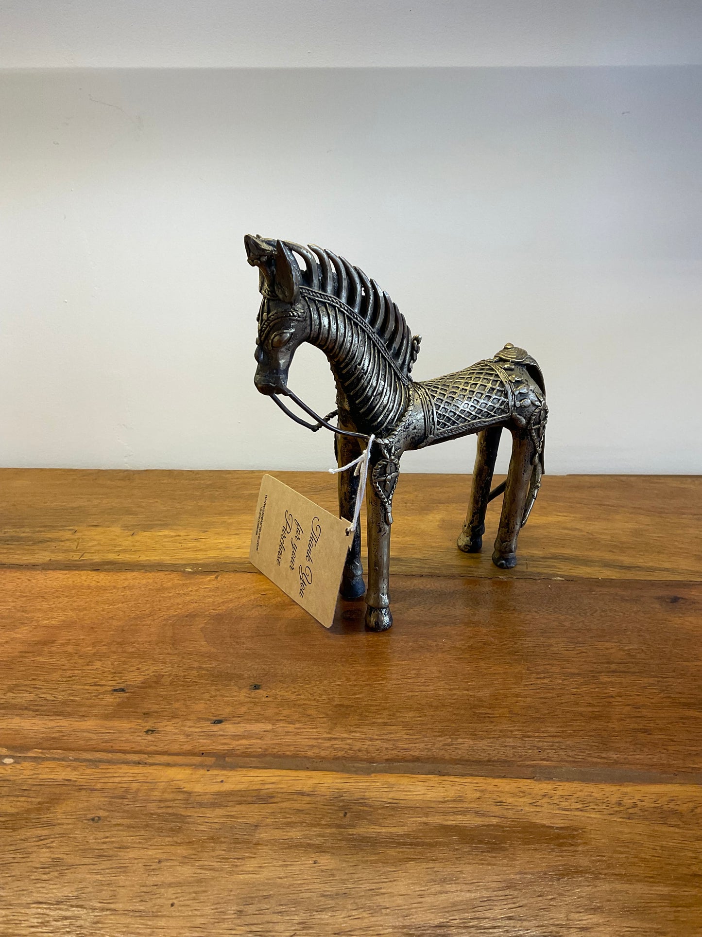 Handcrafted Brass Horse Table Decor Sculpture