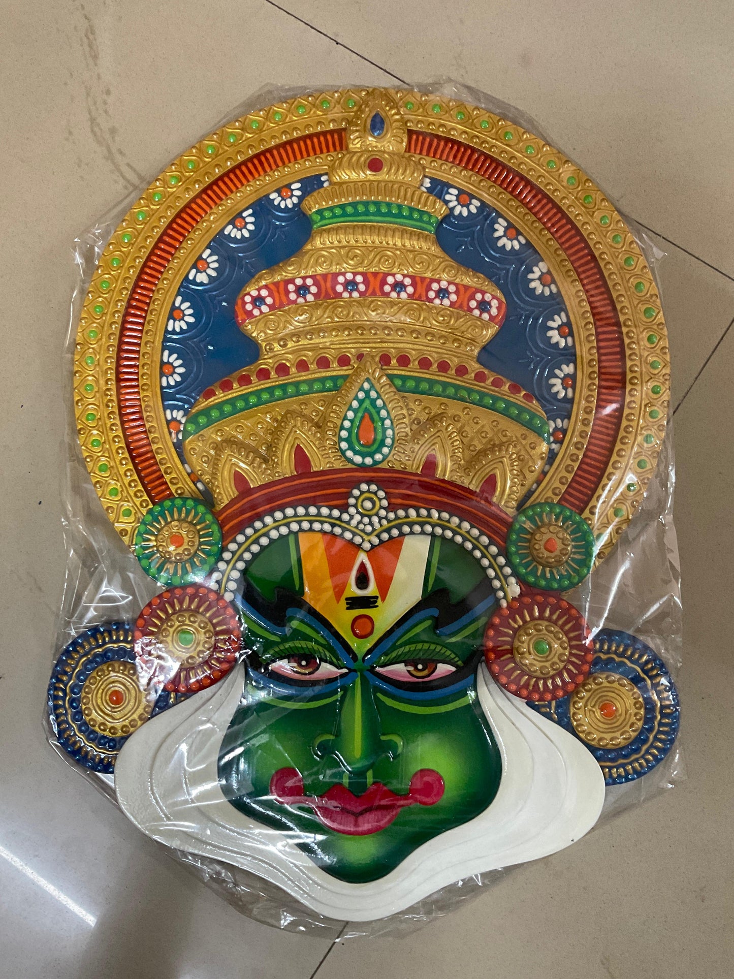 Kathakali Wooden Handcrafted Wall Art Sculpture