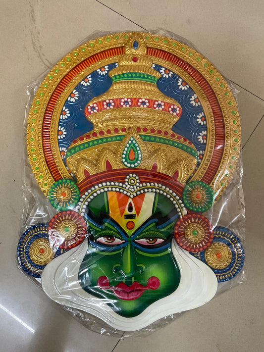 Kathakali Wooden Handcrafted Wall Art Sculpture